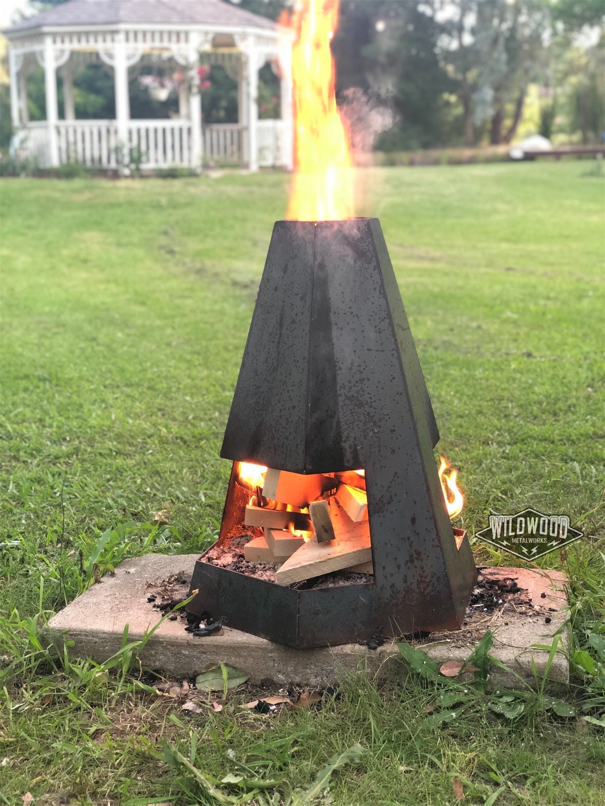 Hexagonal Chiminea Fire Pit - Etsy