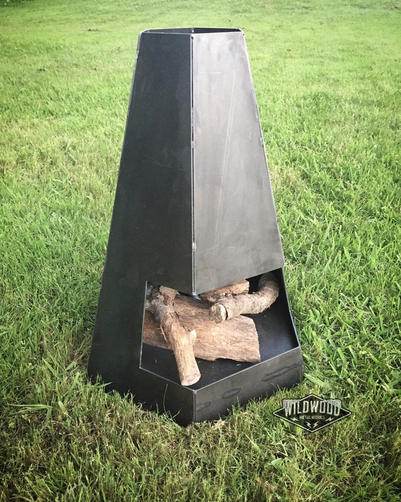 Hexagonal Chiminea Fire Pit Image 0