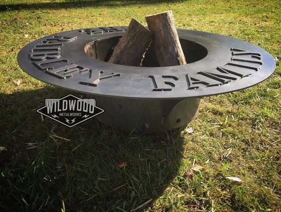 Customized Heavy Duty Fire Pit Etsy