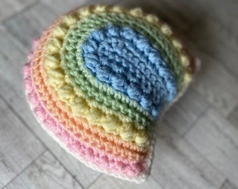 Rainbow Rattle, Rainbow Baby Gift, Rainbow Baby Rattle, Boho Baby Rattle, Boho Baby Shower Gift, Boho Baby