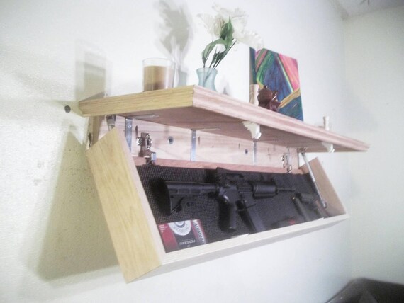 Choose Color 48 Hidden Gun Storage Compartment Floating Shelf Secret Ar 15 Concealment