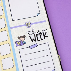 Diese Woche Printable Script Planner Sticker