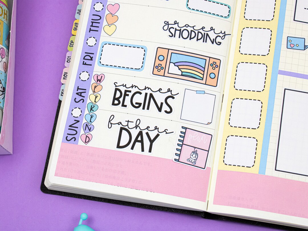 Major Holidays Printable Script Planner Stickers - Etsy
