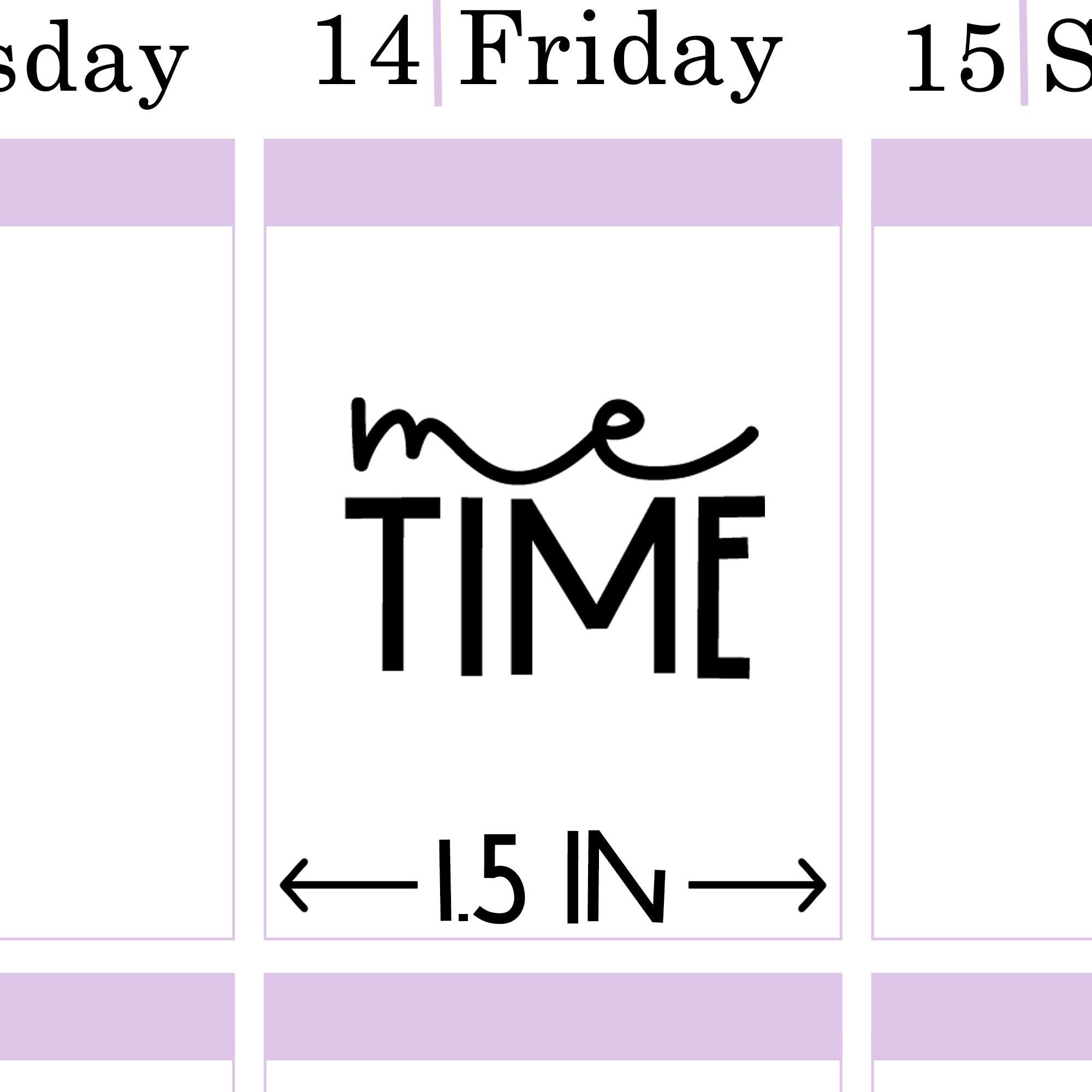 Me Time PRINTABLE Script Planner Stickers - Etsy