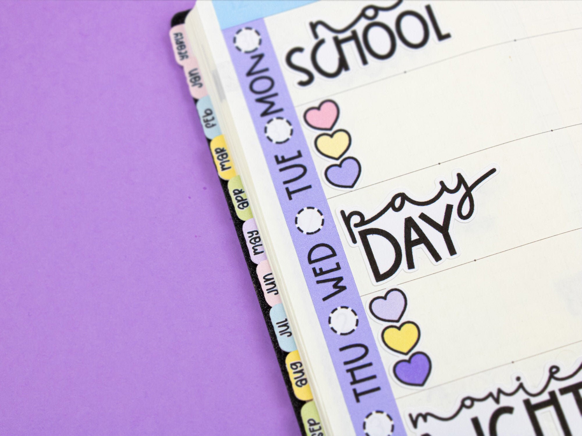 Pay Day Printable Planner Script Stickers - Etsy
