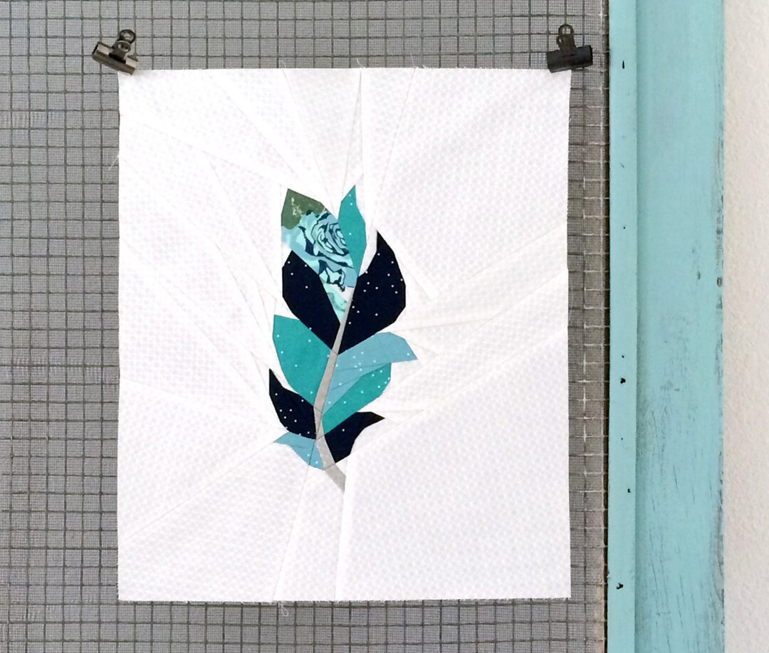 Feather Fall Single Block Paper Piecing Pattern - Etsy