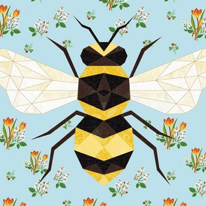 Honey Maker Paper Piecing Pattern