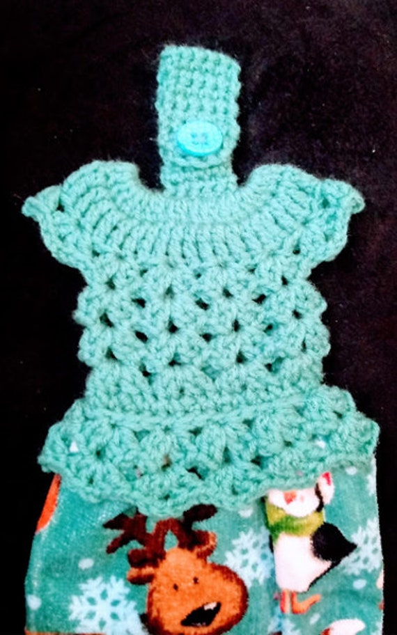 Fancy Dress Towel Topper Crochet Pattern - Etsy Israel