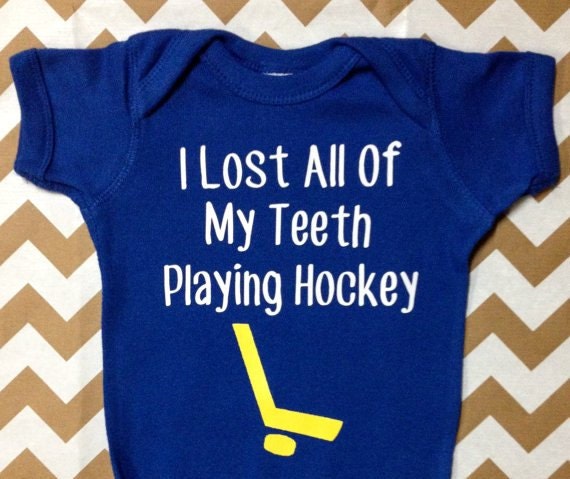 Items similar to Hockey Bodysuit - I Lost All Of My Teeth Playing ...