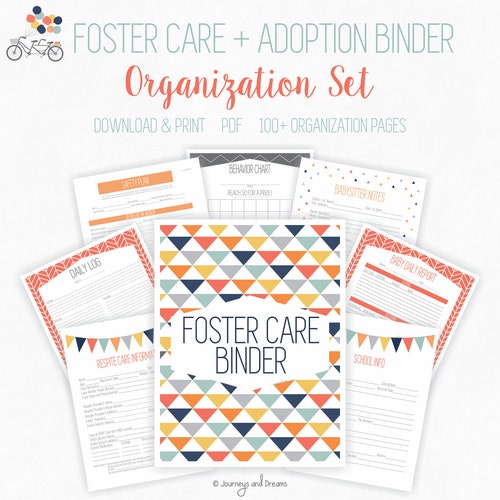 Foster Care / Adoption Bundle Binder . 250 Pages . 8.5 X 11 - Etsy