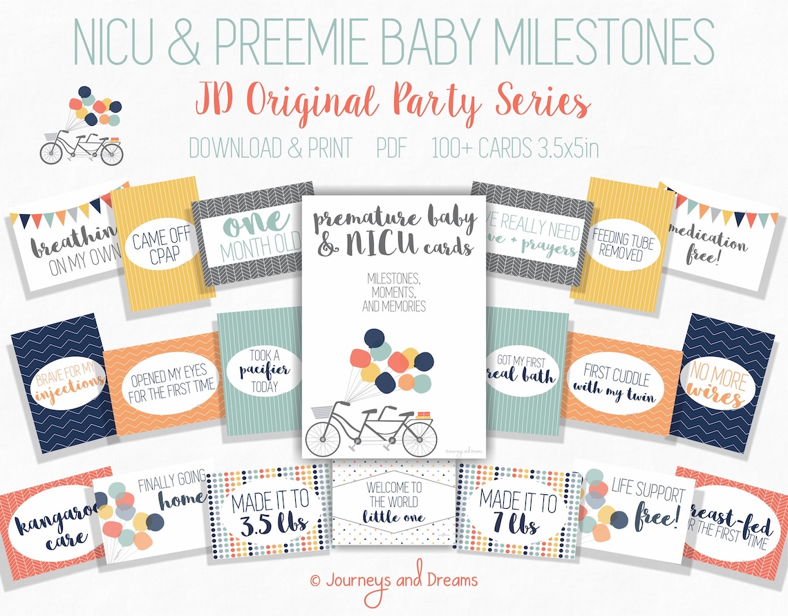 NICU, Preemie, Foster/adoptive Baby Milestone Signs . 100+ Signs . 3 ...