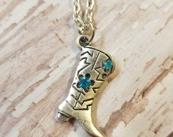 ★JILLSTUART★ [BONNIE] Black coin charm decorated cowhide c Western Rhinestone Cowboy/cowgirl Boot Charm Pendant