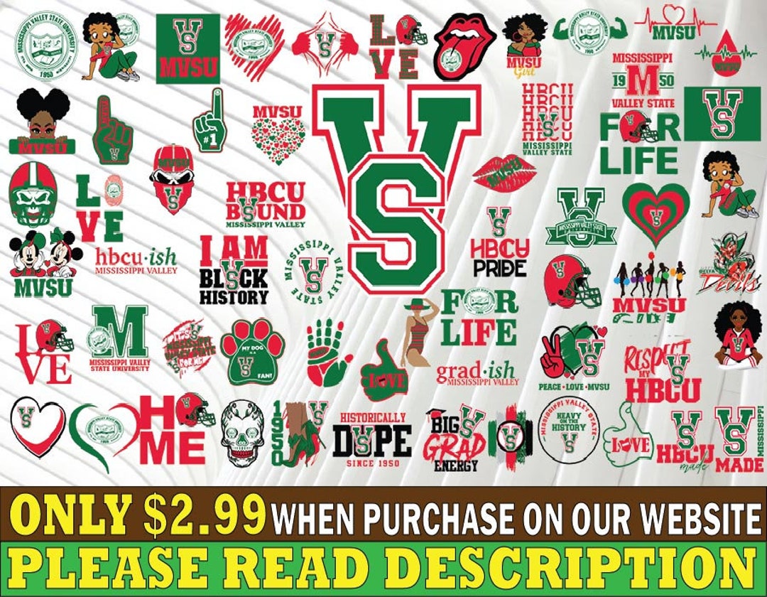 Mississippi Valley State Svg HBCU Svg Collections HBCU Svg Etsy