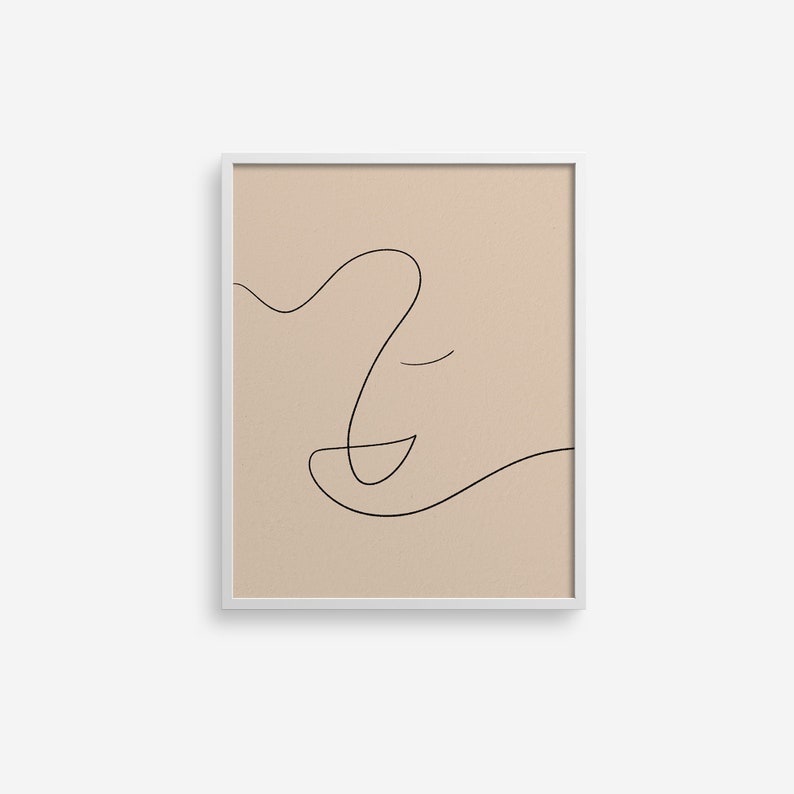 Printable Wall Art, Abstract Printable Art, Minimal Art Print, Neutral ...