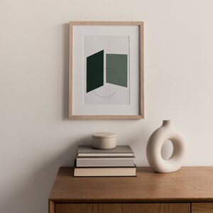 Printable Wall Art, Abstract Printable Art, Minimal Art Print, Neutral Art, Minimal Abstract, Eucalyptus 2