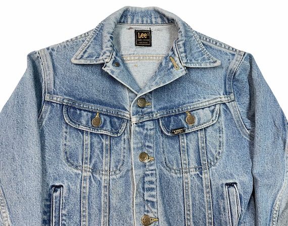 Vintage Faded Lee Denim Jacket Women's 