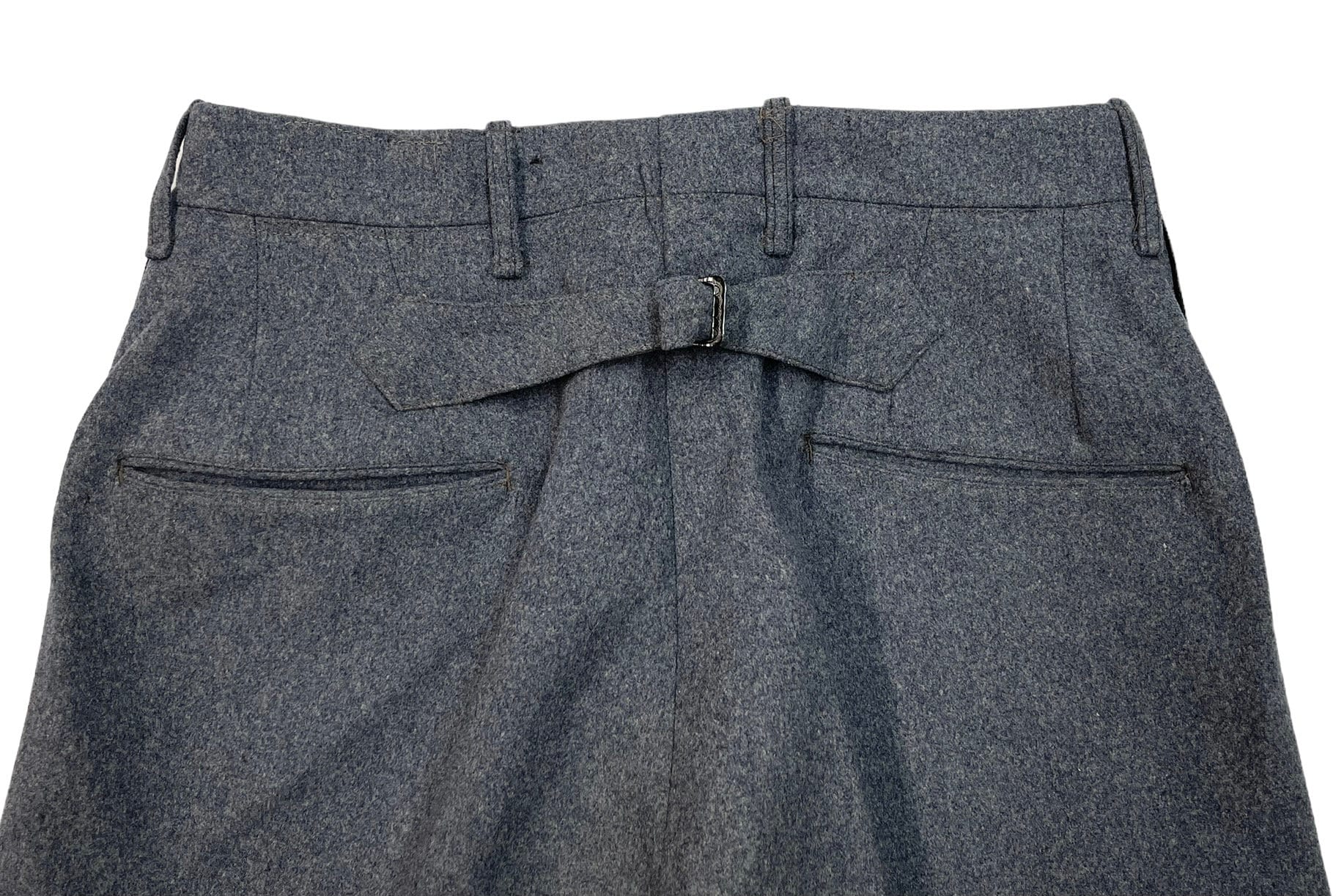 VIntage 1930s Buckle Back Uniform Trousers DATED 1930 measure 29 W