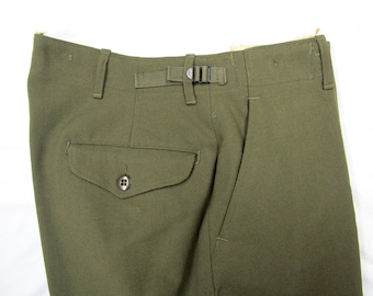 Vintage 1950s Army M51 Wool Pants measure 31 x 31 ~ Korea S REG