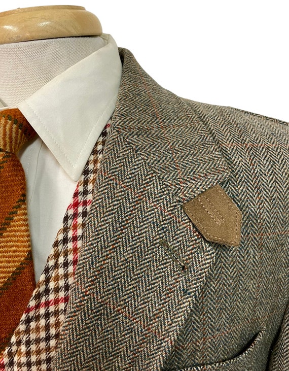 Vintage MINTY Orvis Tweed Norfolk Hunting Suit Be… - image 5