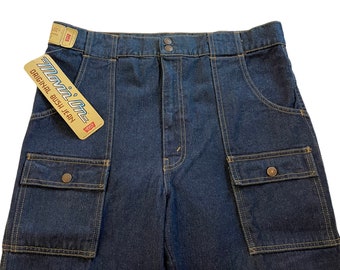 Vintage Deadstock Levis Bush Jeans measure 35 x 34