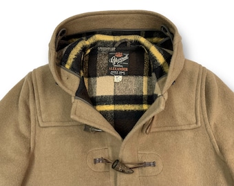 ジャケット・アウター GLOVERALL Made in England Duffle Coat Vintage Gloverall Duffle Wool Trench Coat Toggle Jacket Made