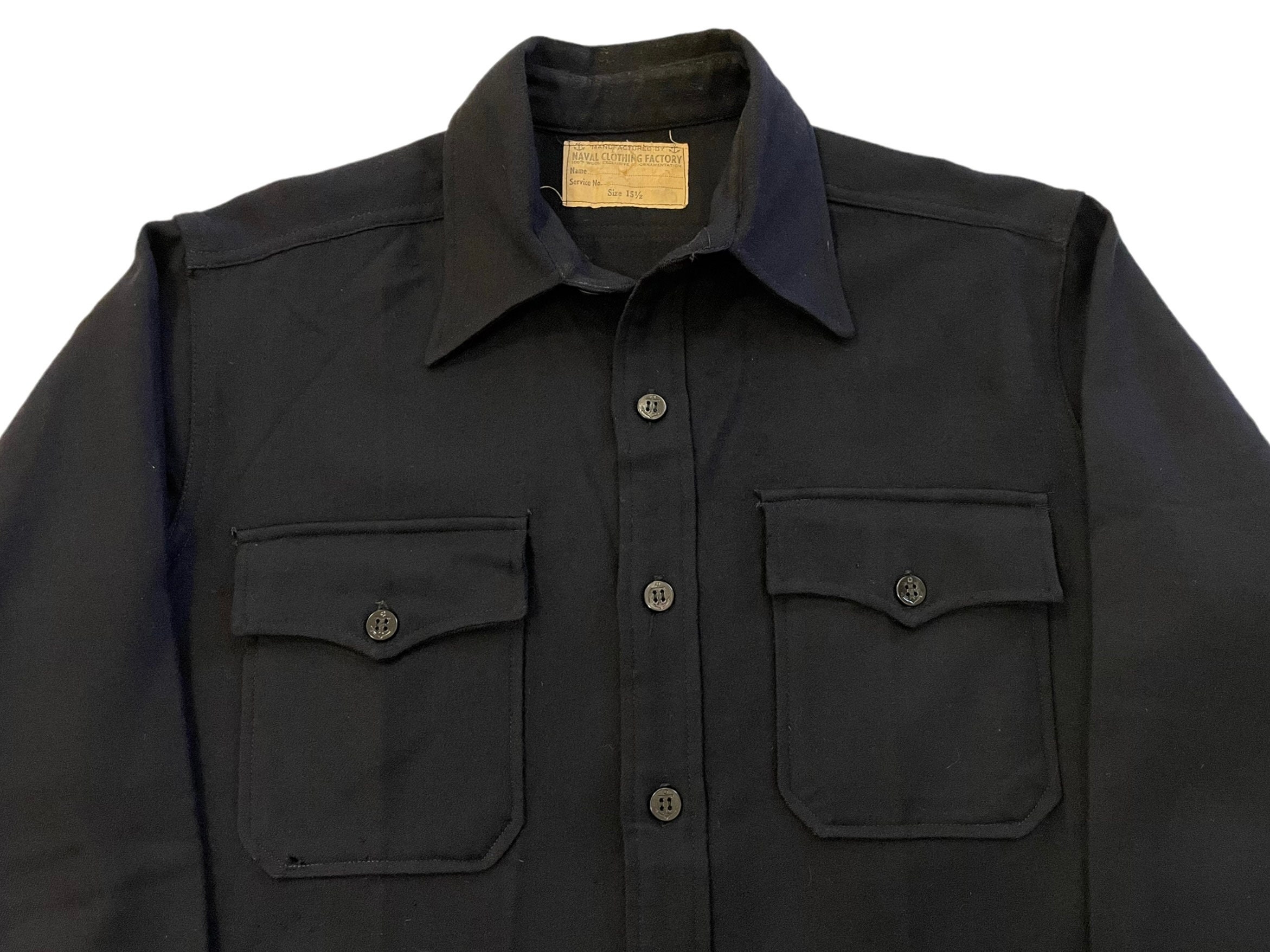 Vintage WW2 Era US Navy CPO Shirt Sz M - Etsy
