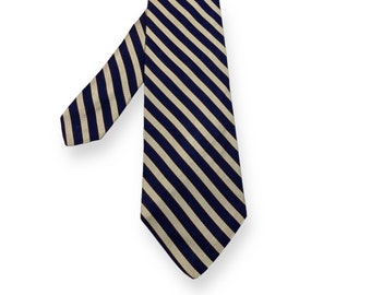 Vintage Brooks Brothers Striped Silk Tie ~ 1980s Preppy Ivy Necktie
