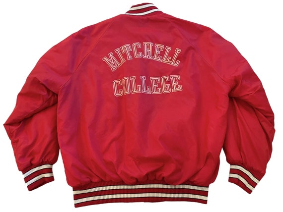 Vintage 1980s Champion Nylon Snap Jacket Mitchell College XL - Etsy