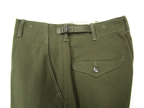 Vintage Military Pants M 51 1951 Wool Field Pants Korea War Era 8405-231-7203 Retro 50/'s 34 x 32