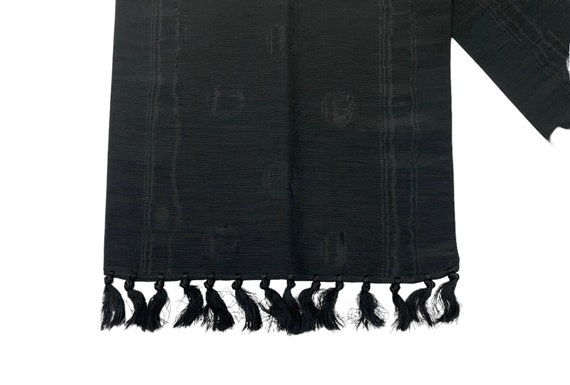 Vintage Black Tuxedo Scarf ~ Formal Dress MID CEN… - image 4
