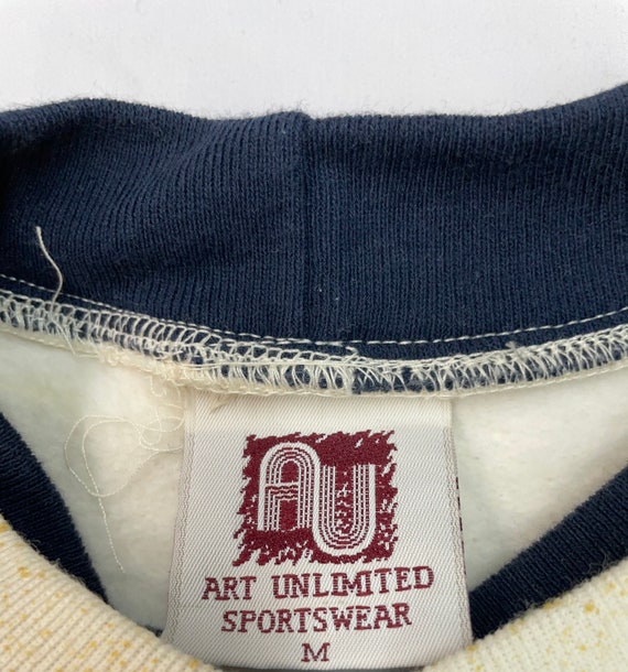 Vintage 1990s AOP Civil War Sweatshirt RARE sz M … - image 5
