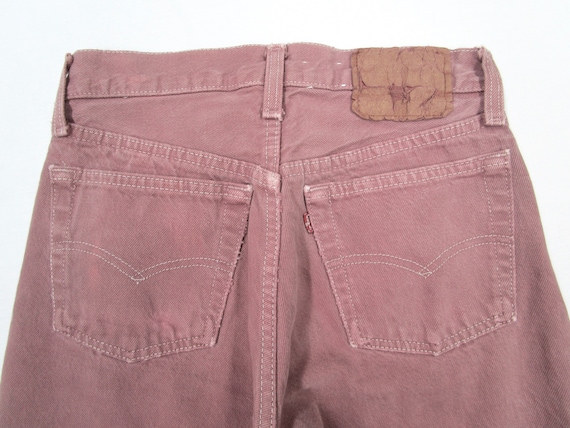 Vintage PINK Levi's 501 Jeans Measure 26 X 32 Faded - Etsy