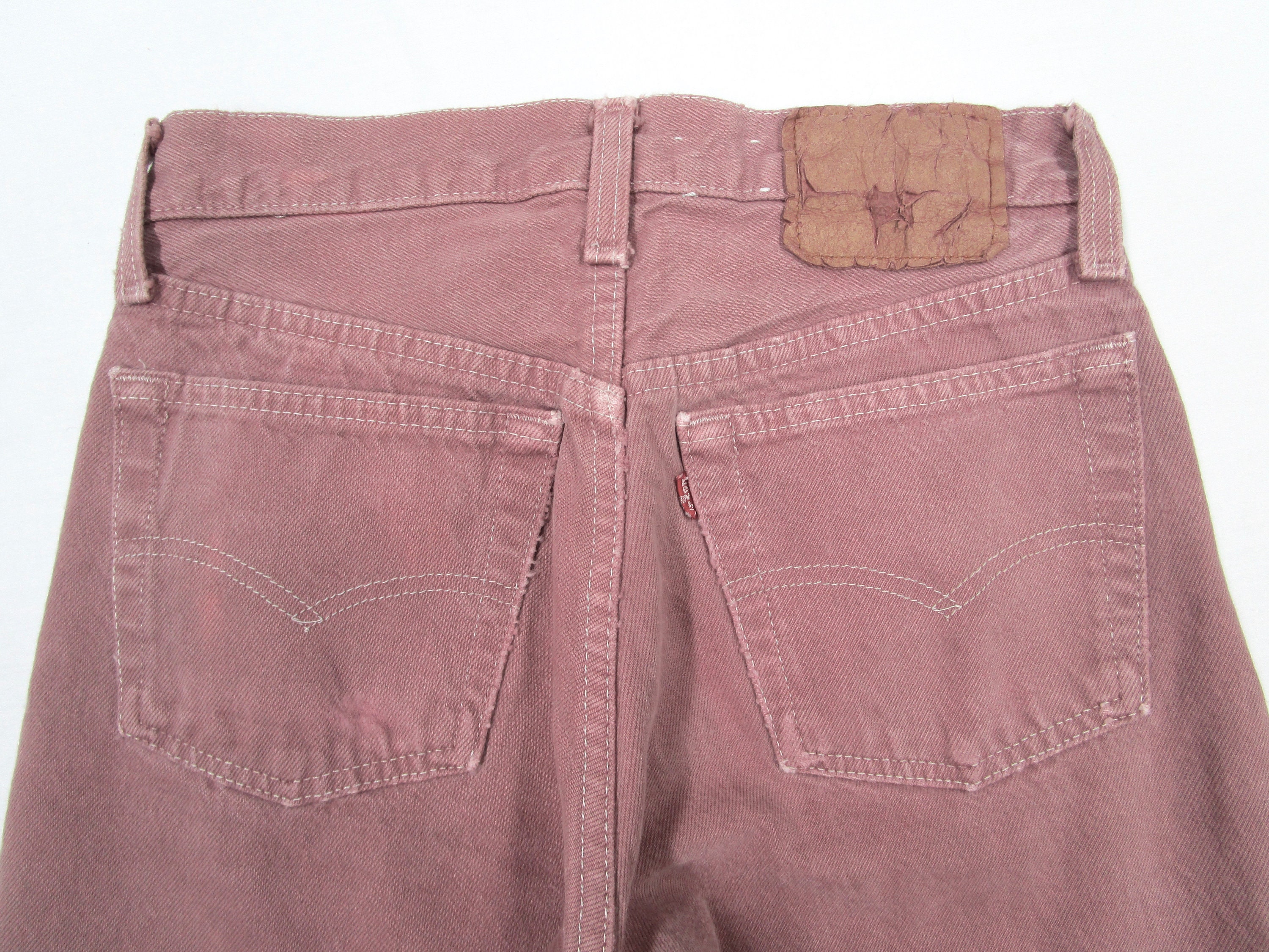 Vintage PINK Levi's 501 Jeans Measure 26 X 32 Faded | Etsy Ireland