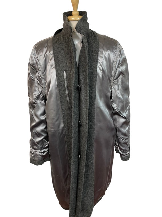 Vintage 1950s Mohair Overcoat sz XL ~ Union Made … - image 7