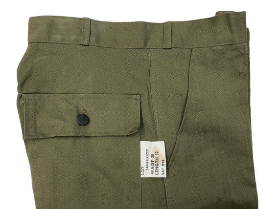 Vintage Deadstock 1950s HBT Pants 30 X 