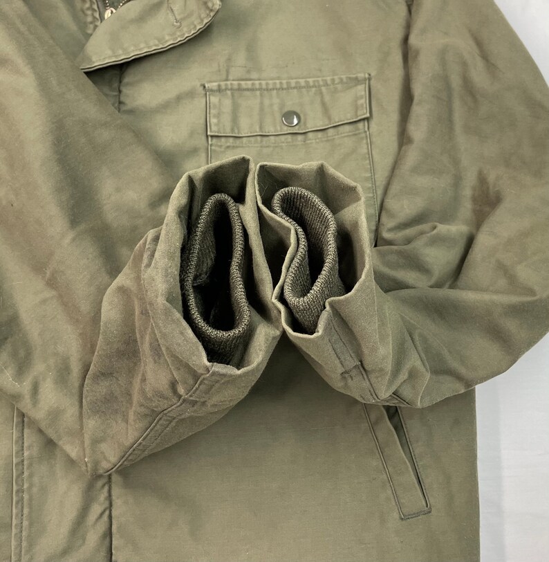 Vintage US Army A2 Deck Jacket L STENCIL | Etsy