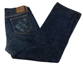 Vintage Samurai Jeans Japan 17 oz Selvedge Denim Lot 10 measure 35 x 30.5 ~ S011XJ ~ Tagged 40