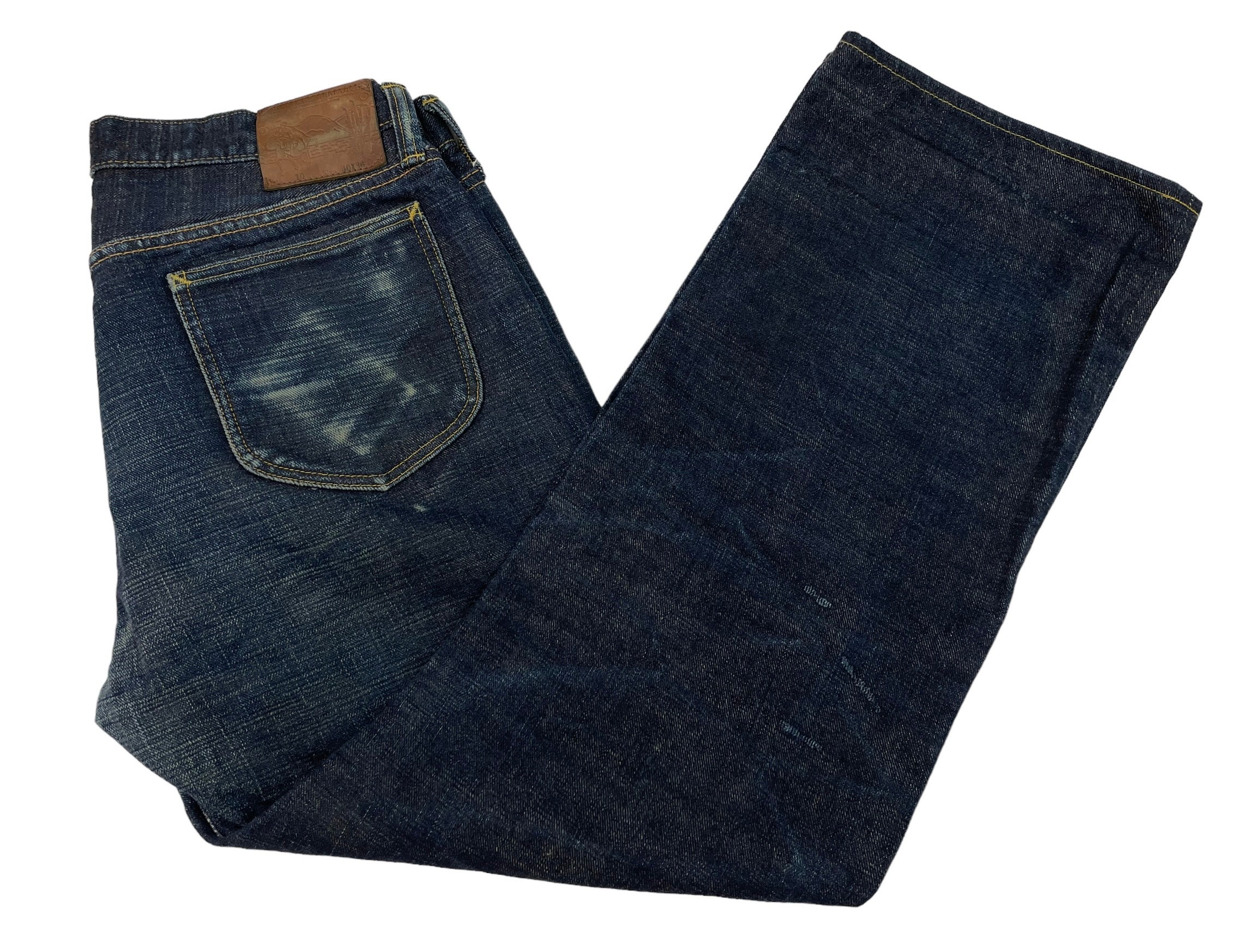 Handcrafted Sanforized Red Tag Japanese Selvedge Indigo Denim 14.5