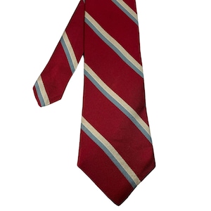 Vintage Liberty of London Striped Silk Tie ~ 1980s Preppy Ivy Necktie