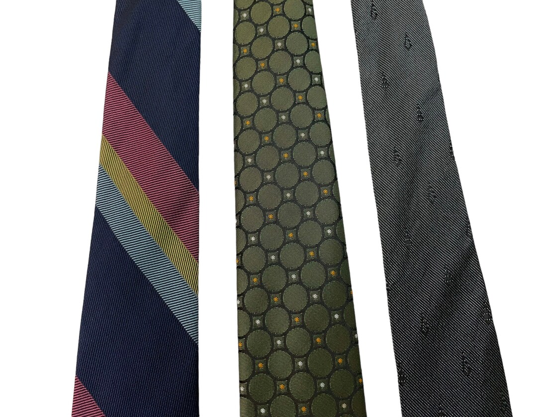 Vintage LOT of 3 1960s Skinny Ties Ivy Style Preppy Neckties Etsy UK