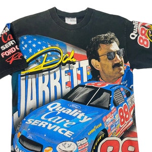 Vintage Dale Earnhardt AOP Nascar T shirt sz M ~ 1996 Sports Image ~ Chase Authentics 1990s