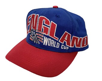 Vintage World Cup England 1994 Apex One AOP Snapback Hat Cap soccer football 94 FIFA