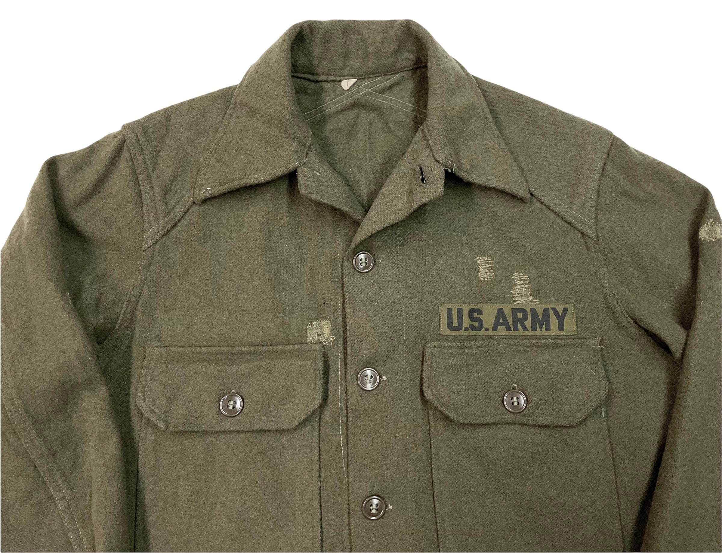 Vintage US Army M51 Wool Field Shirt Sz M - Etsy Canada