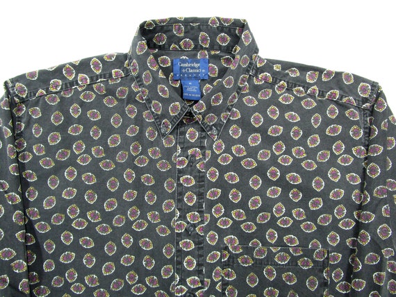 Vintage 1990s Cambridge Classics shirt M ~ cotton