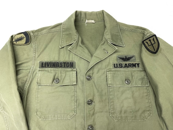 Vintage 1963 US Army Cotton OG107 Shirt sz S Pre Vietnam Era | Etsy