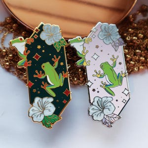 Sacred Beasts Tree Frog Enamel Pin