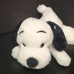 Vintage Dakin White Drooper Welpen Hund 1973 Stofftier Plüsch 12 &quot;&quot;