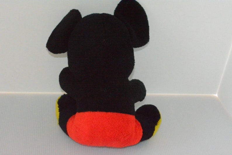 Vintage 80's Disney Mickey Mouse Plush Stuffed Animal Doll Toy 12" Knickerbocker image 5