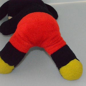 Vintage 80's Disney Mickey Mouse Plush Stuffed Animal Doll Toy 12" Knickerbocker image 6