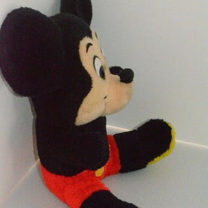 Vintage 80's Disney Mickey Mouse Plush Stuffed Animal Doll Toy 12" Knickerbocker image 7